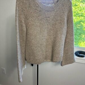 Madewell Women's Crew Neck Sweater - Oatmeal/Tan